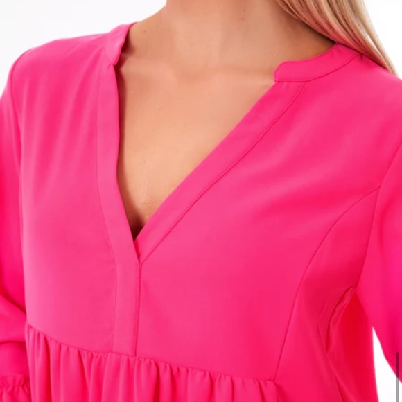 POMANDER PLACE Hot Pink Kenzo Top - Picture 5 of 8